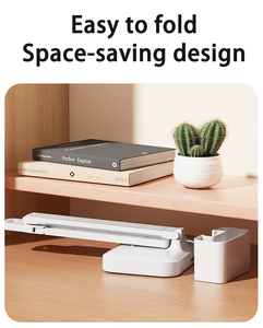 Lampe de table LED rotative et pliable, lumière de lecture à double tête, protection des yeux, rechargeable, portable, commande tactile <span class=keywords><strong>pour</strong></span> le bureau et l'école - Product Image 6