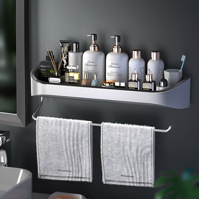 floating shelves silver