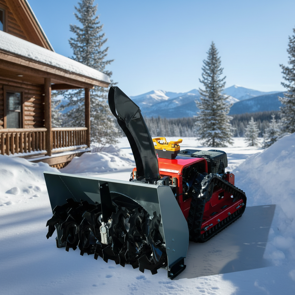 Crawler Industrial Grade Snow Blower | Hot Selling Gasoline Remote ...