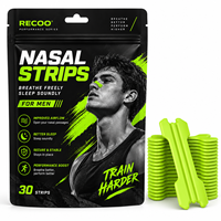 Bandes nasales extra-fortes ISO 10993 pour le ronflement et le soutien respiratoire nasal, adhésif puissant pour le sport