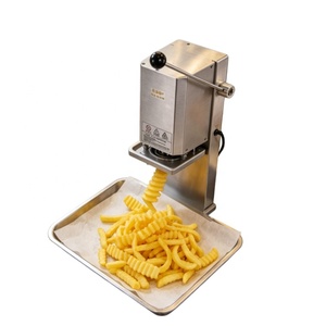 Coupe-<span class=keywords><strong>frites</strong></span> torsadées électriques commerciales, machine à découper les pommes de terre et les carottes en bâtonnets <span class=keywords><strong>pour</strong></span> utilisation en stand - Product Image 5
