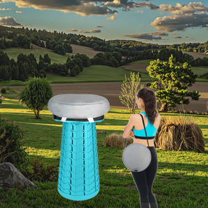 New Combos Portable Outdoor <strong>Stool</strong> <strong>Collapsible</strong> Telescopic Retractable <strong>Stool</strong> with Storage Cushion Bag - Product Image 3