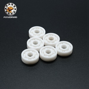 Rodamientos de Bolas de Cerámica Flyleopard 628, 8x24x8mm, Zirconia, Ranura Profunda, Alta Velocidad, Autolubricantes, Diseño Abierto - Product Image 1