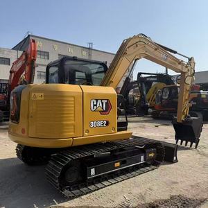 รถขุด CAT308E2 มือสอง อุปกรณ์หนักสำหรับงานก่อสร้าง รุ่นตีนตะขาบสีเหลือง - Product Image 6