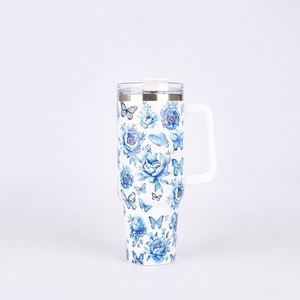 Thermos de voiture en acier inoxydable 304, nouveau design 2024, promotionnel, pas cher, pour boissons froides, 40 oz avec poignée - Product Image 3