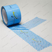 Ruban de sécurité personnalisé OEM, adhésif simple face en PET, 50 mm, découpé sur mesure, pour scellage de cartons, ruban de transfert total inviolable avec effet VOID