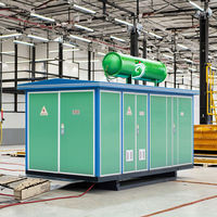 Poste de transformation de type américain pour ferme solaire, 6kV 10kV 11kV vers 0.4kV, 30-250kVA, 50Hz