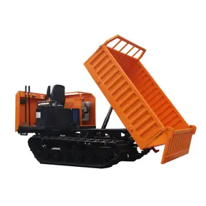 Terlaris 2 Ton Dumper Kecil Teknik Crawler Mini Transporter Dumper Crawler