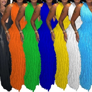 Combinaison sexy sans manches à motif ondulé pour femme, taille haute, tendance, best-seller - Product Image 1