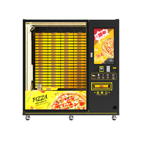 Offre Spéciale nouveau modèle de distributeur automatique sans pilote 24h intelligent machine de chauffage et de cuisson frigorifique distributeur automatique de pizza