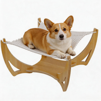 Jouets pour animaux de compagnie, lit élastique, adapté aux animaux, base en bois, adapté au salon et au balcon