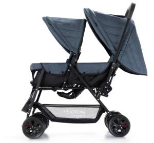 Poussette de luxe de voyage pour bébé Poussette double pliable pour bébés jumeaux - Product Image 1