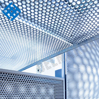 Filet métallique en aluminium perforé poinçonnage trou rond décoratif maille métallique en nid d'abeille par la Chine usine prix de gros