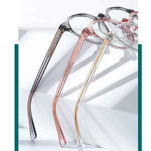 Lentille <span class=keywords><strong>transparente</strong></span> tendance, lunettes <span class=keywords><strong>de</strong></span> mode bloquant la lumière bleue, monture <span class=keywords><strong>de</strong></span> lunettes rétro pour hommes TR90 lunettes Anti-Radiation - Product Image 2