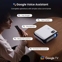 Mini projecteur portable HD 1080P de haute qualité, mise au point automatique, Wi-Fi sans fil, faible niveau sonore pour la maison, le bureau et les systèmes TV