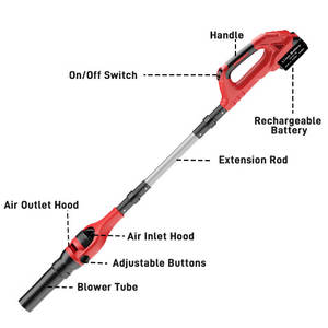FEIHU Portable 40V Batterie LI-ion professionnelle Outils électriques de jardin Souffleur de feuilles sans fil Aspirateurs - Product Image 2