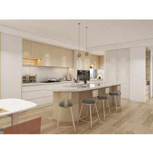 Ante in Vetro <span class=keywords><strong>Trasparente</strong></span> per Armadi da <span class=keywords><strong>Cucina</strong></span>, Mobile da <span class=keywords><strong>Cucina</strong></span> a 3 Ripiani - Product Image 1