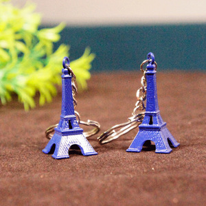 Porte-clés 3D Tour Eiffel Porte-clés de voiture en métal à breloques Français <span class=keywords><strong>Paris</strong></span> Voyage Souvenir Couple Ami Cadeau Bijoux de mode Décoration - Product Image 6