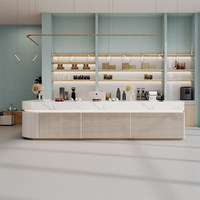 Comptoir de réception moderne et minimaliste en cuir Uyiem Heart Exchange-A15 pour salons de beauté, cafés, salons de thé, design d'angle