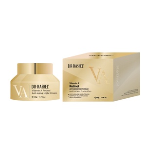 Crema Facial Nocturna Antiedad con Retinol y Vitamina A <span class=keywords><strong>de</strong></span> DR RASHEL, Hidratante, Rejuvenecedora y Elimina Arrugas, 50g - Product Image 1