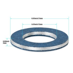 Toyota Oil Pan Gasket 90430-12031 Aluminum Drain <b>Plug</b> Washer Automotive Engine System Part - Product Image 1