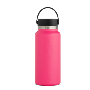 Termo de acero inoxidable de boca ancha Botella de agua de bebida deportiva personalizada al vacío con aislamiento de doble pared - Product Image 5
