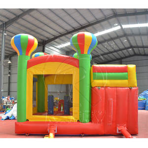 Structure gonflable commerciale combinée toboggan et château rebondissant pour enfants et adultes - Product Image 3