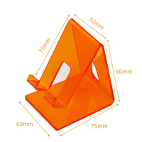 Support de téléphone en acrylique personnalisé, présentoir de comptoir, support transparent pour téléphone portable, présentoir pour magasin de détail