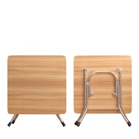 Table pliante portable, table à manger pliante, table de chambre, table de dortoir, table d'étude