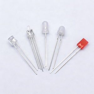 JNJ Composants LED DIP 3mm 5mm 8mm 10mm F3 F5 F8 F10 Lumière Rouge, Blanc Chaud, Blanc Froid Personnalisable Multi-Pinces Prix Usine OEM ODM - Product Image 1