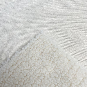 Sortie d'usine 100% Polyester tricoté tissu épais respirant Sherpa polaire manteau pour la maison Textile vêtements matelas rembourrage - Product Image 6