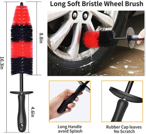 Otros Herramientas de Limpieza para Autos, Cepillo de Detallado, Cepillo de Detallado para Autos, Cepillo de Nylon con Cerdas de Jabalí, Cepillo para Limpieza <span class=keywords><strong>Automotriz</strong></span> - Product Image 5
