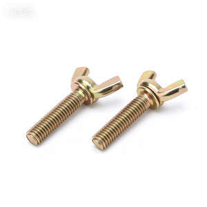 Tornillo de Cabeza de Mariposa M6, Color Zinc, Rosca Métrica Estándar, Grado B, Nivel 4.8, Uso en la Industria del Plástico - Product Image 2