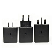Chargeur Super Charge PD Type-C Samsung 60W d'origine, entrée d'alimentation pleine puissance, adapté aux téléphones Samsung de la série haut de gamme