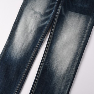 Nouvelle Arrivée Jean Droit Noir Homme Coupe Médium Style Urbain Rétro Extensible Effet Peinture Éclaboussée <span class=keywords><strong>Graffiti</strong></span> - Product Image 5