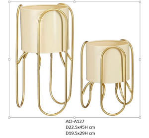 Juego de Macetas Decorativas Modernas para Interiores, Macetas Grandes de Color Negro Mate con Soporte Resistente, Diseño Plegable para Sala de Estar o Balcón - Product Image 5