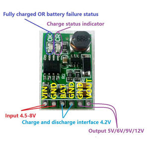Мобильный преобразователь питания BSSY DC 5V/12V UPS 2-в-1, модуль повышения напряжения DD05CVSA - Product Image 4