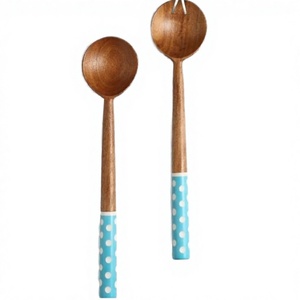 Multi-Use Wood Food Strainers Drain Basket Rotary Handle Fruit Washer Quick Dry Vegetable Lettuce Dryer <b>Salad</b> Tools Spinner - Product Image 3