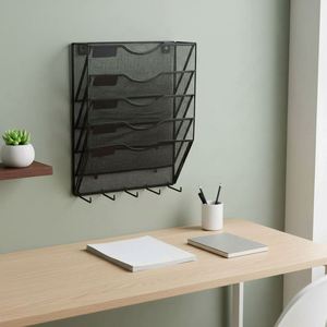 Modern Five-Layer Desk <b>Organizer</b> Documents Holder Box Office <b>File</b> Shelves Magazine <b>File</b> Holder for Kitchen - Product Image 2