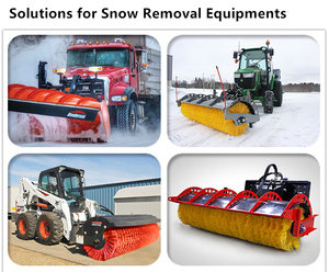 Soporte de Rodamiento de Bolas de 45 mm con Carcasa de Hierro Fundido LDK, Unidades de Rodamiento con Brida de <span class=keywords><strong>2</strong></span> Pernos UKFL210 para Equipos de Remoción de Nieve - Product Image 3