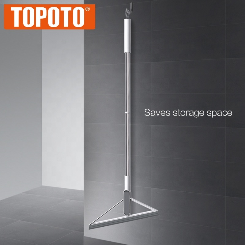 TOPOTO Home Long Handle Adjustable Metal Wiper Broom Durable Eco-Friendly Modern Indoor Bathroom Glass Floor Cleaning Water · image 3