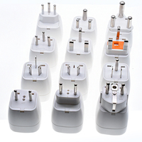 Adaptateur de voyage universel Europe vers Royaume-Uni, États-Unis, Italie, convertisseur de prise Schuko type F (prises européennes) vers type G B 10A, convertisseur de courant portable