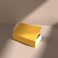 Lionwrapack Boîtes de rangement pliantes éco-conscientes Logo personnalisé Conception magnétique innovante Vêtements Chaussures Sous-vêtements Papier fourrure