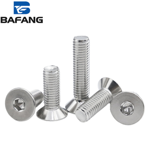 Tornillos de Fijación M6 M12 M16 DIN7991 de Acero Inoxidable 316 Anodizado Clase 6, Tornillos de Cabeza Plana con Hexágono Interior - Product Image 3