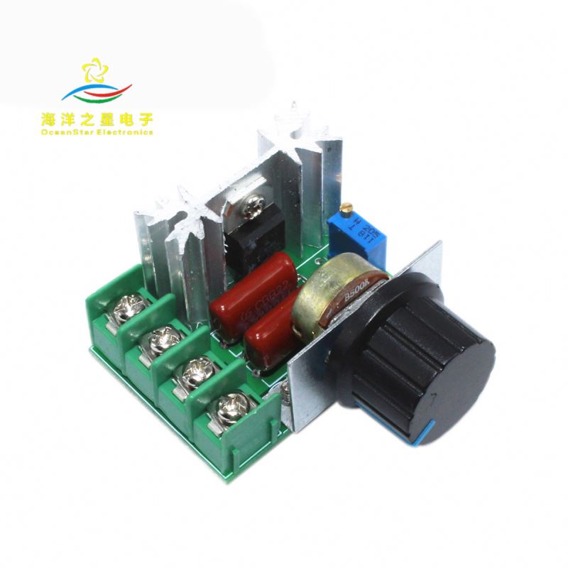 Высокомощный Электронный регулятор напряжения с импортным тиристором и регулировкой температуры, 2000 Вт