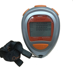 AnyTime Electronic Stopwatch D-310 Water Resistant Chronograph Unisex Timing Device - Product Image 4