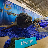 JNZ24 Centre Commercial Robotique Animatronique Animal Réaliste Tortue Marine Requin Singe Modèle à vendre