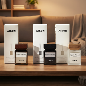 Difusor de Aromas Aikun Premium, Botella de Vidrio, Aceite Esencial, Difusor de Aromaterapia para el Hogar, Oficina, Baño, Ambientador - Product Image 1