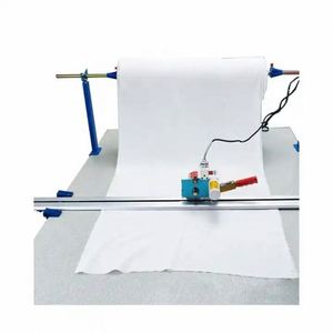 Semi-automatic Electric Cloth <b>Cutting</b> <b>Machine</b> with Automatic <b>Fabric</b> End Cutter Bearing New for Retail Industries & Used - Product Image 2