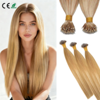 Extensiones de Cabello Amygirl al por Mayor, 100% Remy Brasileño, Grado 9A-12A, 8-30 Pulgadas, Liso Sedoso, Ondulado Profundo, con Puntas Nano y Micro Links